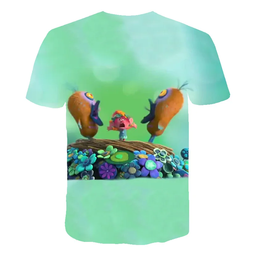 

Boys Cartoons Elves T Shirt Summer 4-14 Years Children Tops Tee Funny Anime Harajuku Kid Tops 3D print Cartoon T Shirts