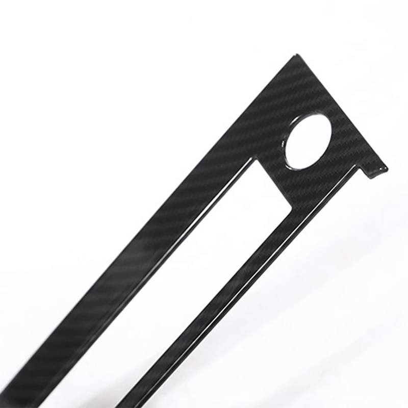 

2Pcs Carbon Fiber Style Center Console Gear Panel Trim for Land Rover Range Rover Evoque 12-17