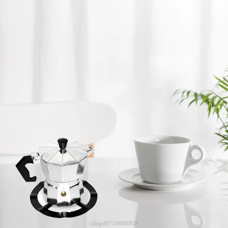 1 шт. Нержавеющая сталь газа Плита стеллаж для выставки товаров мокко горшок Кофе