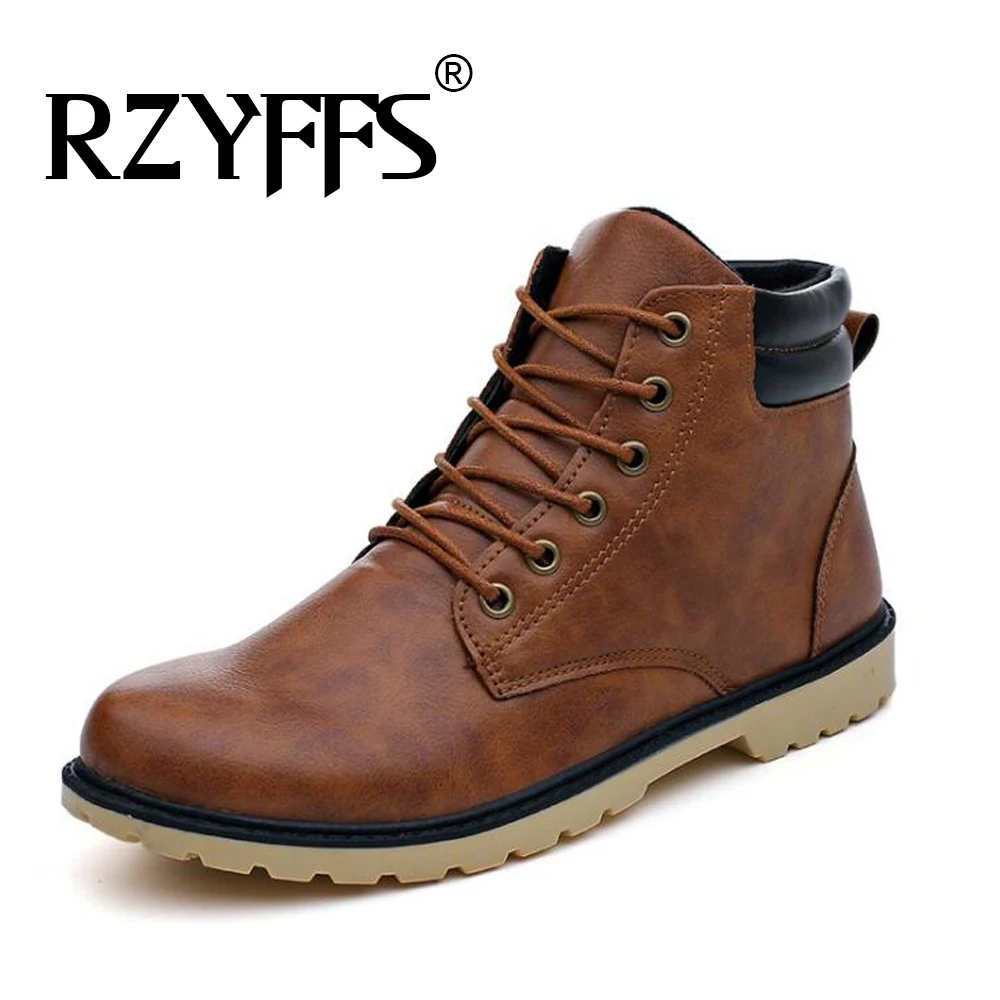 

Autumn Winter Boots Men Shoes Cool Young Men Boots Fashion Street Male Footwear Single Ankle Boots A55-92