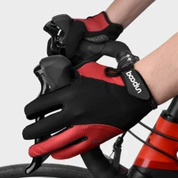 boodun men women full finger cycling gloves gel breathable shockproof gloves for cycling bicycle road mountain bike mtb gloves