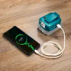 Зарядное устройство SHIMANG с двумя USB-портами, 14-18 в, источник питания со светодиодсветильник кой для перезаряжаемой литий-ионной батареи серии Makita ADP05 LXT