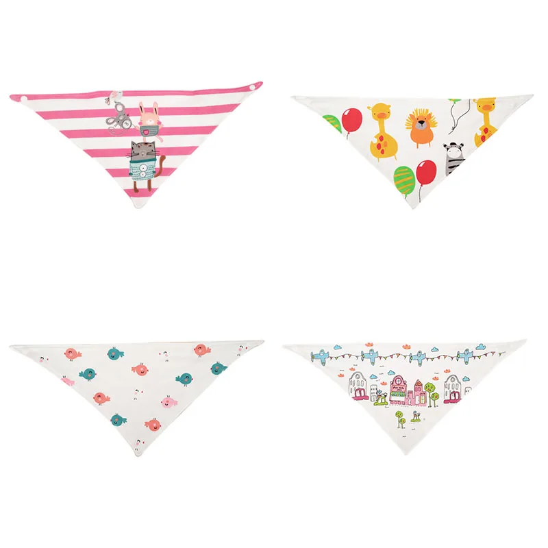 2 шт./лот нагрудники для новорожденных хлопковые водонепроницаемые малышей шарф