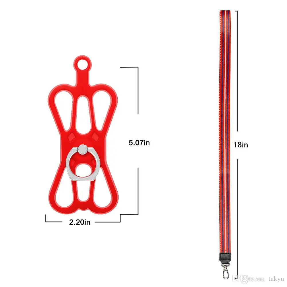 Сотовый телефон ремешок держатель 2 в 1 на решешке и отделением для Цепочки