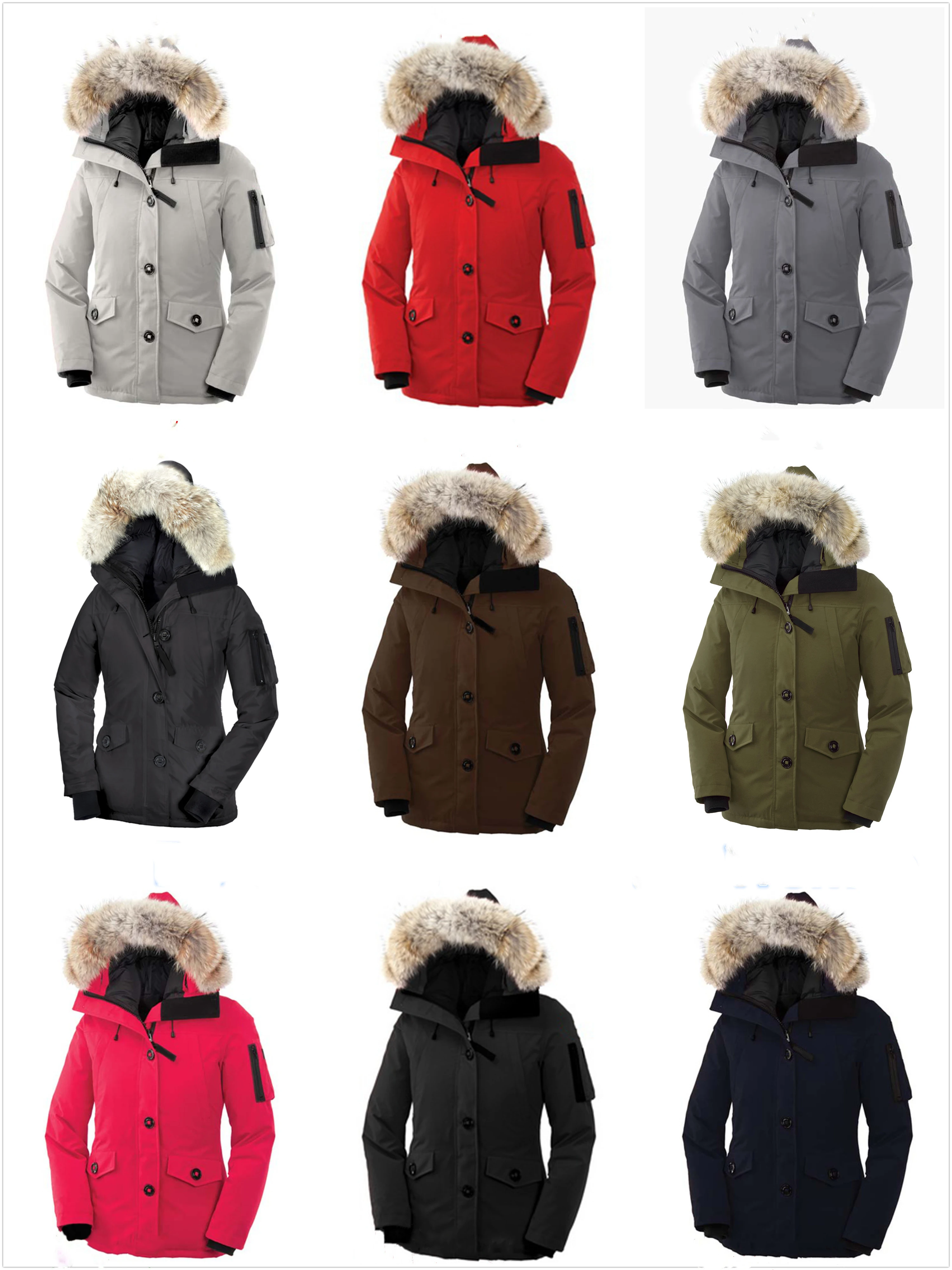 

Women's Hooded Jacket Short Jacket Casual Warm and Thick New Fashion Designer Brand Luxury Quality Clothing Fur Collar Warm Coat