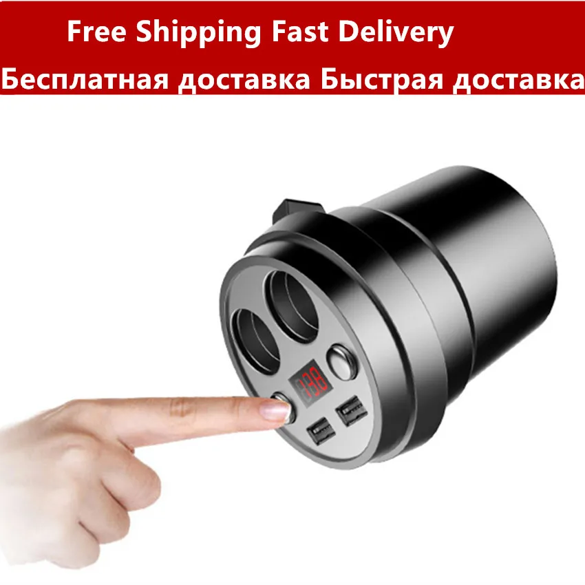 12 В дисплей двойной USB Автомобильное зарядное устройство для автомобиля Dvr