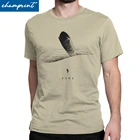 Мужская футболка с вырезом под горло, с изображением немецкого Герберта Фрэнка, червя, песчаного червя, научной фантастики