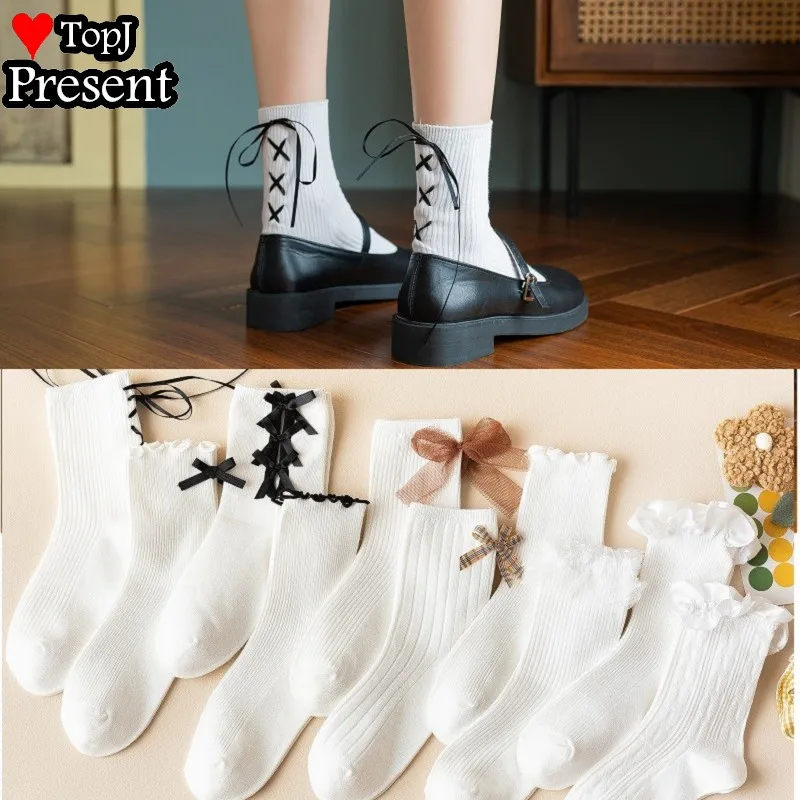 Оптовая продажа по заводской цене 4 пары Базовые носки принцессы jk студенческий