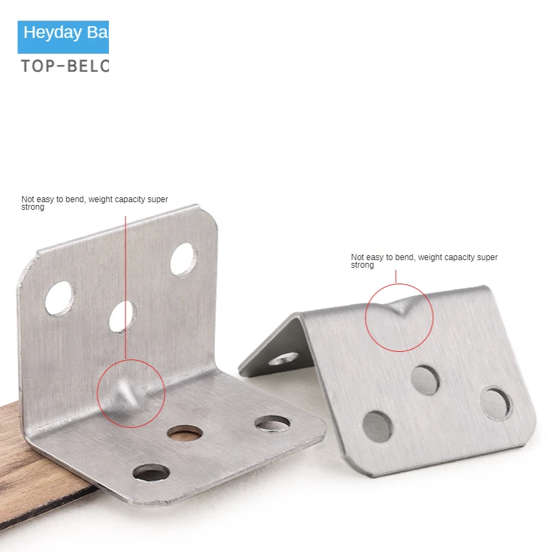 10 шт. утолщенный Треугольный Кронштейн Из Нержавеющей Стали фиксированный под