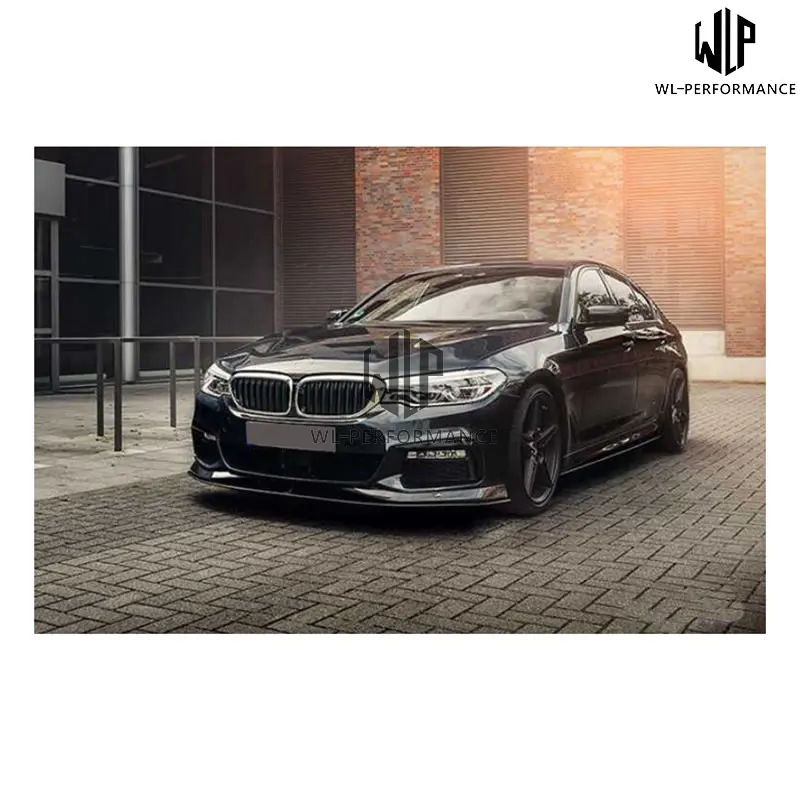 G30 G31 540i 530i MT Высококачественная губа переднего бампера из углеродного волокна