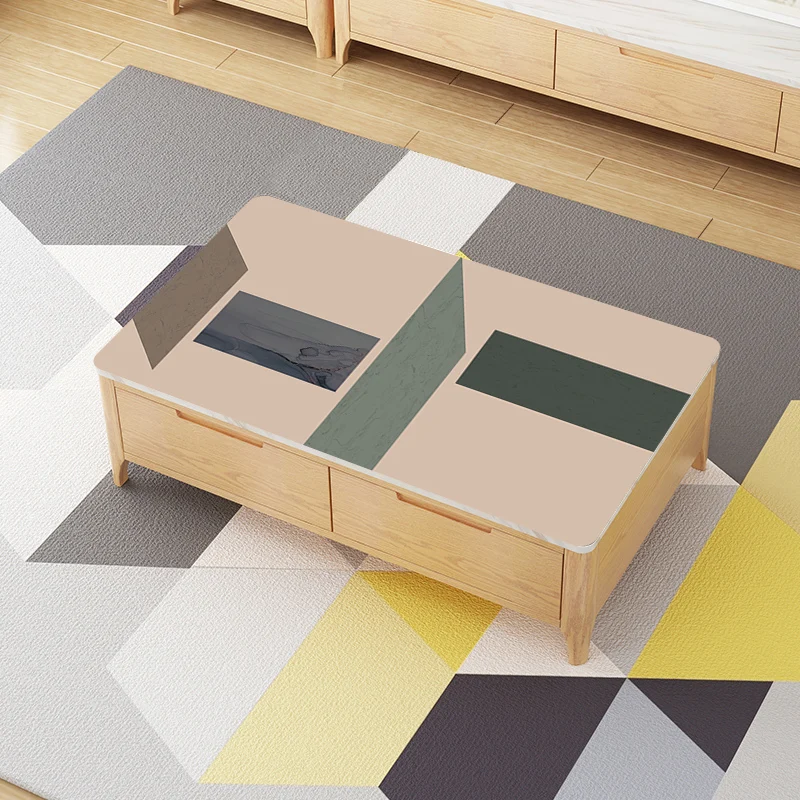 Скатерть из мягкого стекла водостойкая Пылезащитная нескользящая 2021