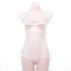 Микро-бикини, 2020, сексуальные Полосатые квадратные кружева, 2 эффекта, для девочек, пляжные, для загара, спа, купальники, женский купальник, бикини, бикини, монокини