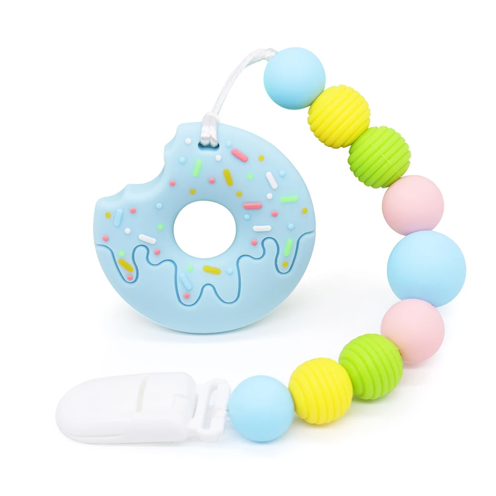 

Прорезыватель для зубов в форме небесно-голубого неба, игрушки для жевания для малышей, детские игрушки для захвата, милая форма для печенья...