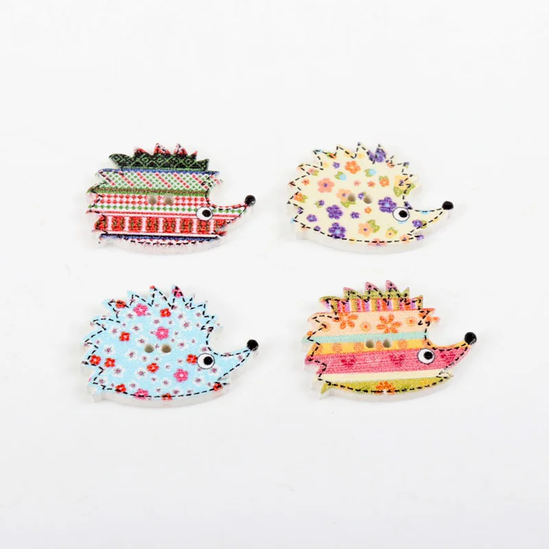 Смешанные деревянные пуговицы милая фотосессия 2 отверстия скрапбукинг