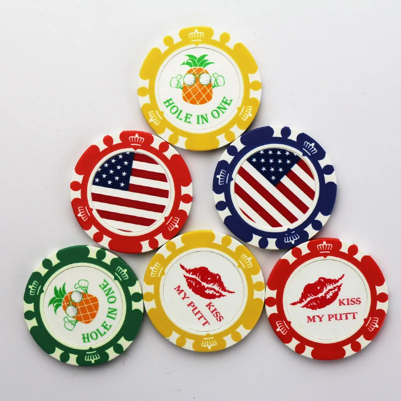 Персонализированные покерные фишки для гольфа|Обучение гольфу| |