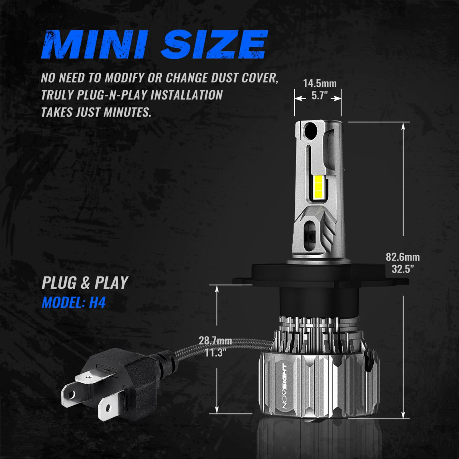 

15000LM Car LED Headlight Kit Bulbs Replace Assembly 70W Lamp Front Lights