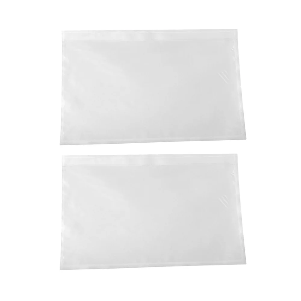 

100pcs Self-Adhesive Packing List Envelopes Transparent Packing List Pouches for Invoice Shipping Label (15x18cm)