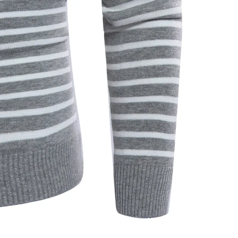 

Men's O-neck Wool Jumper Striped Autumn Winter Comfortable Perfect Quality Warm Clothes Knitted Casual Male Sweater Dropshopping