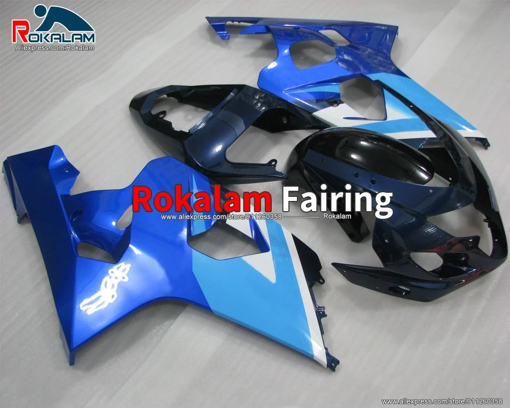 

Fairing For Suzuki GSXR600 GSXR750 K4 2004 2005 GSX-R600 GSX-R750 04 05 Motorbike Black Blue Shell Kit (Injection Molding)