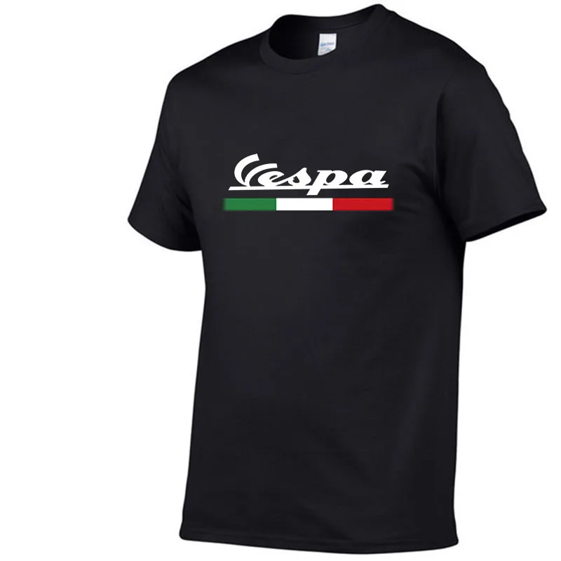 

espa green white red men's t-shirt retro classic scooter summer brand t-shirt men's fashion motorcycle series clothing t-shirt