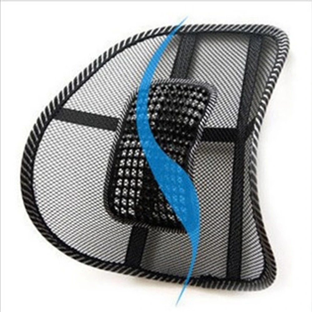 Поддержка спины стула массажная подушка сетчатый рельефный поясничный бандаж