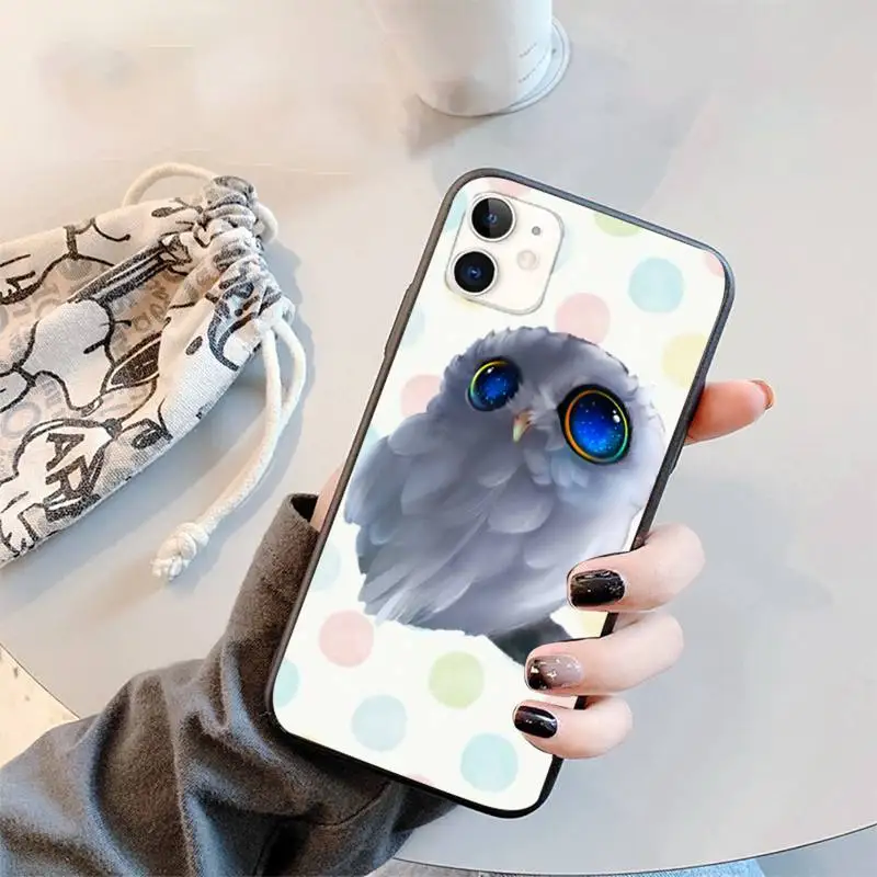 

Stylish and cute Animal Owl Phone Case for iPhone 12 11 mini pro XS MAX 8 7 6 6S Plus X 5S SE 2020 XR