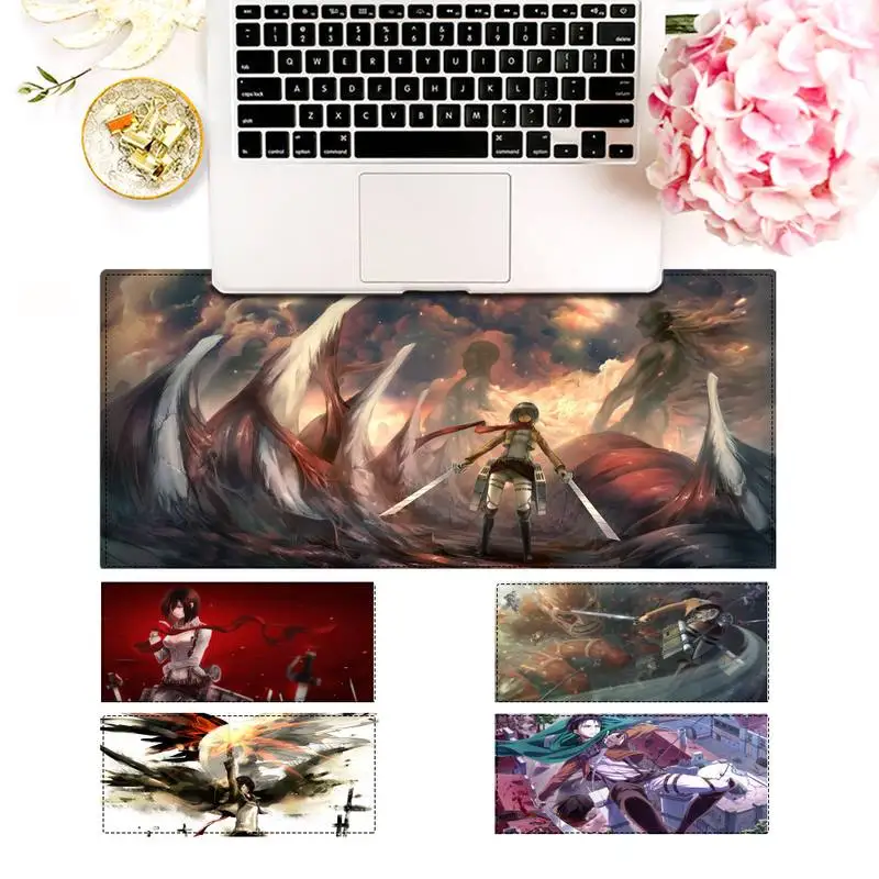 

Pattern Attacking Giant Gaming Mouse Pad Gamer Keyboard Maus Pad Desk Mouse Mat Game Accessories For Overwatch