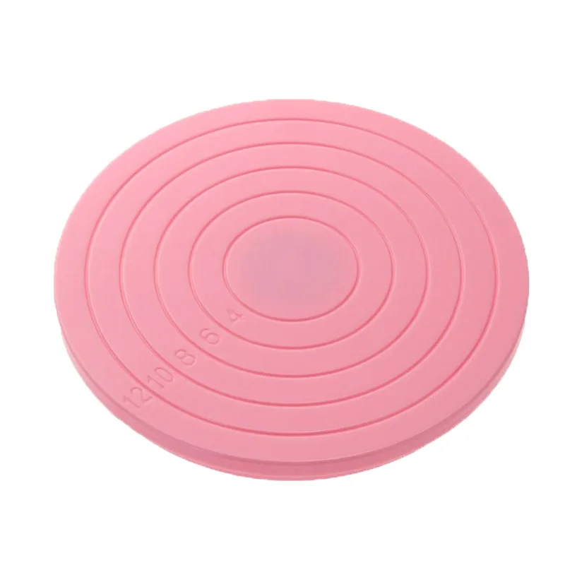DIY Pan Baking Tool Plastic Cake Plate Turntable Rotating Anti-skid Round Stand Decorating Rotary Table Kitchen | Дом и сад