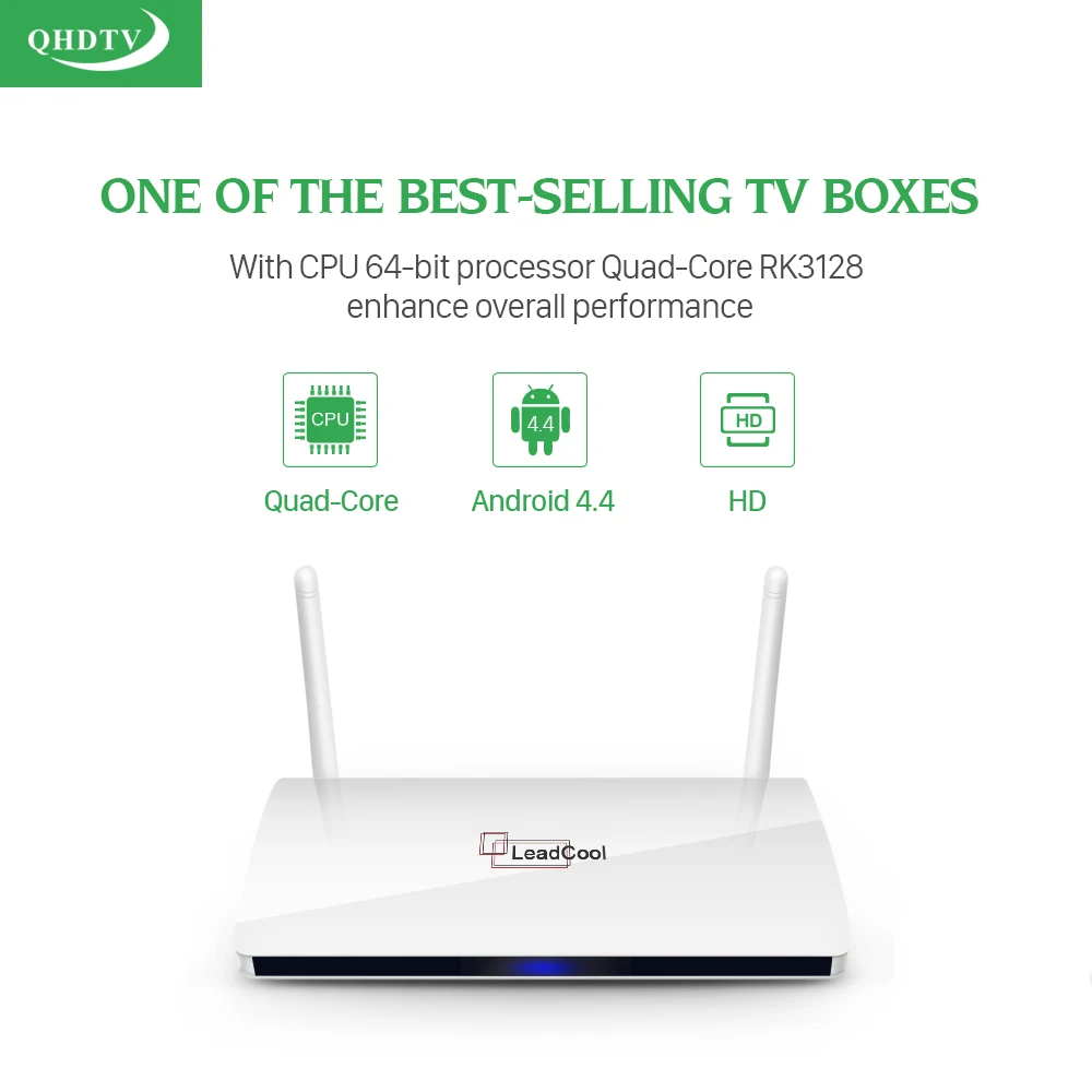 Leadcool tv Box QHD tv Франция IP tv 1 год подписка код Бельгия Нидерланды французский арабский leadcool QHD tv Android 8,1 IP tv Box