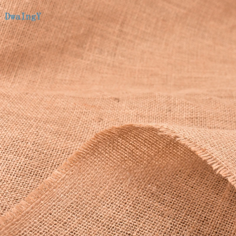 DwaIngY 5050# натуральная джутовая ткань мешок льняная ткань для DIY ручной работы/сумки для хранения/рождественские украшения 160*50 см/шт
