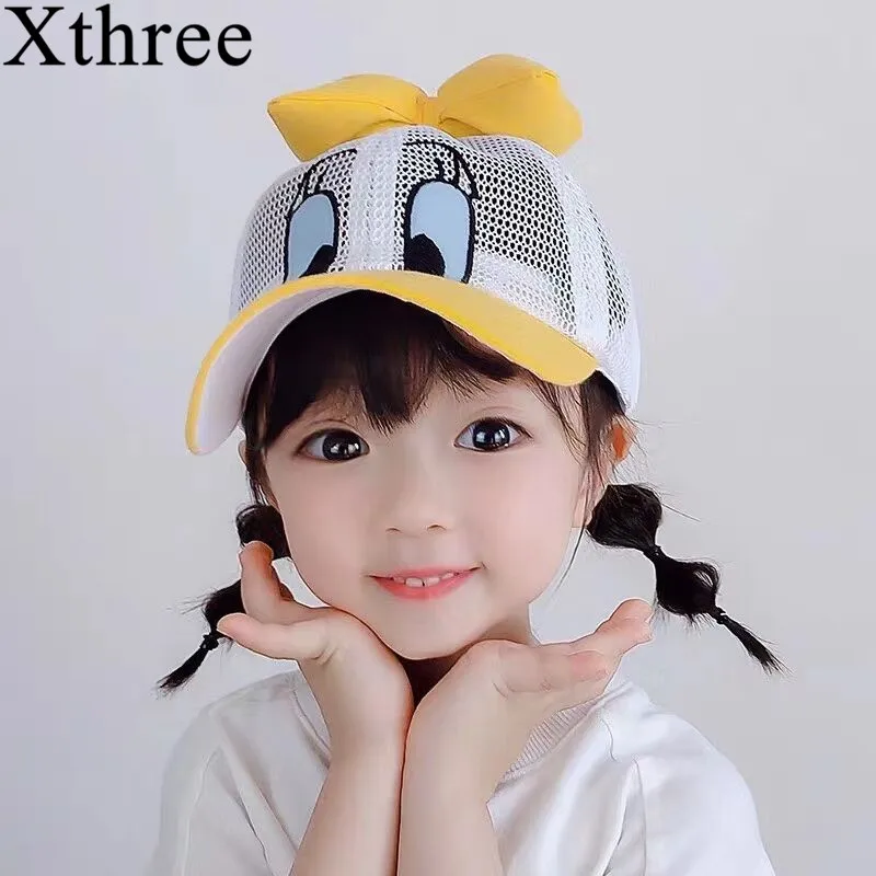 Детская бейсболка Xthree детские летние шапки Снэпбэк Кепка для девочек детская с
