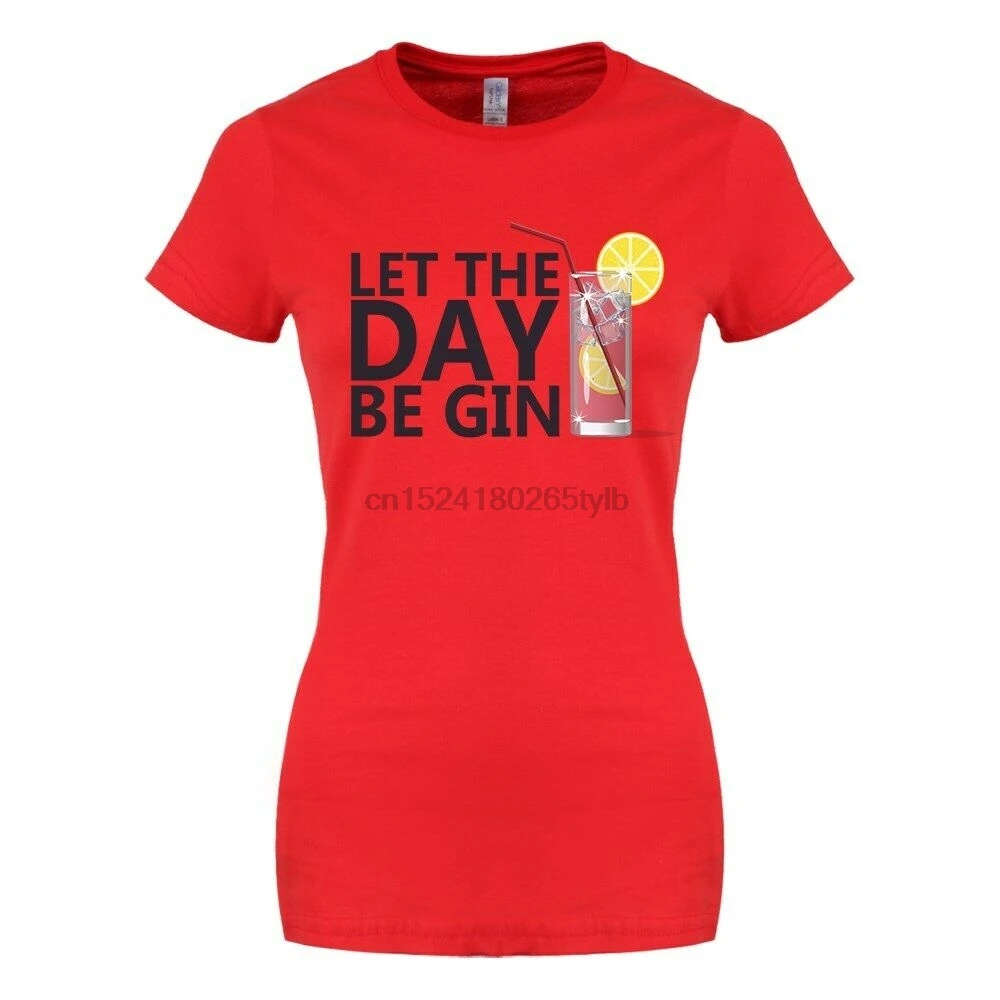Футболка Let The Day Be Gin Women Red|Мужские футболки| |