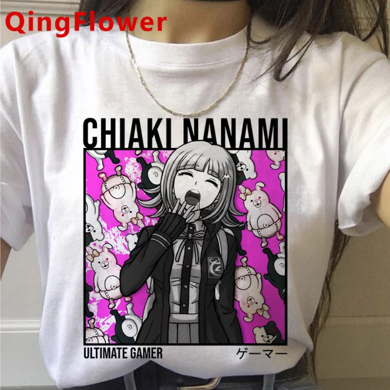 Ouma Kokichi Danganronpa V3 летний топ для мужчин 2021 Графические футболки японская Винтажная