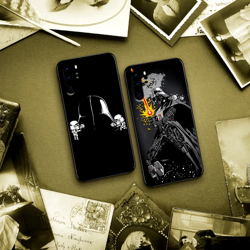 Твердый чехол с мультяшным роботом для samsung мягкий силиконовый huawei P30 Lite Pro P Smart 2016