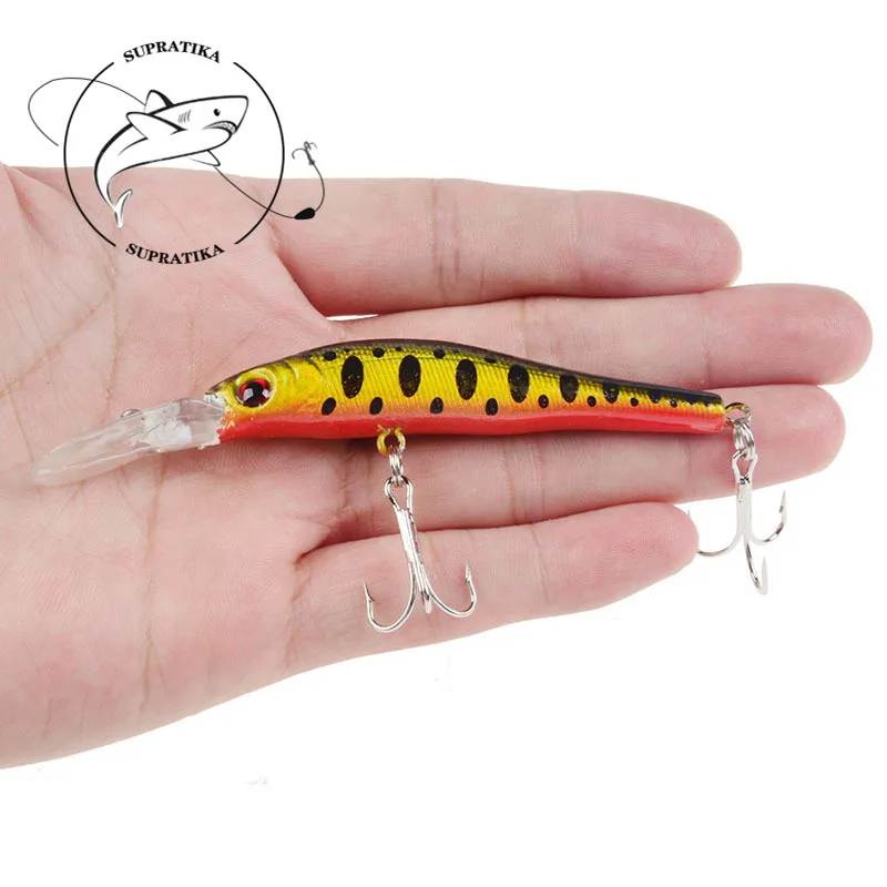 

8 Colors 9.5cm/6.7g ABS Plastic Hard Bait 6# With Sharp Hook 3D Eyes Fishing Lures Swimbait Fishing Equipment Outdoor