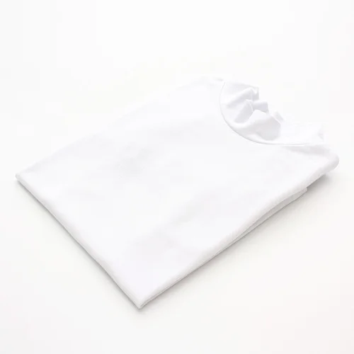 100% Cotton Autumn Girls Basic Shirts Winter Turtleneck Collar T Shirt for 2-10 Years Candy Color Baby Girl Long Sleeve Clothes