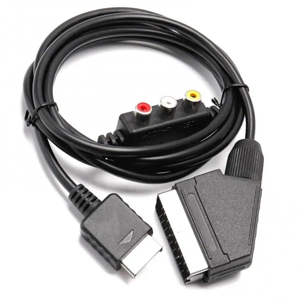

1,8 м 2 в 1 RGB SCART AV RCA выход адаптер кабель конвертер Аксессуары Инструмент