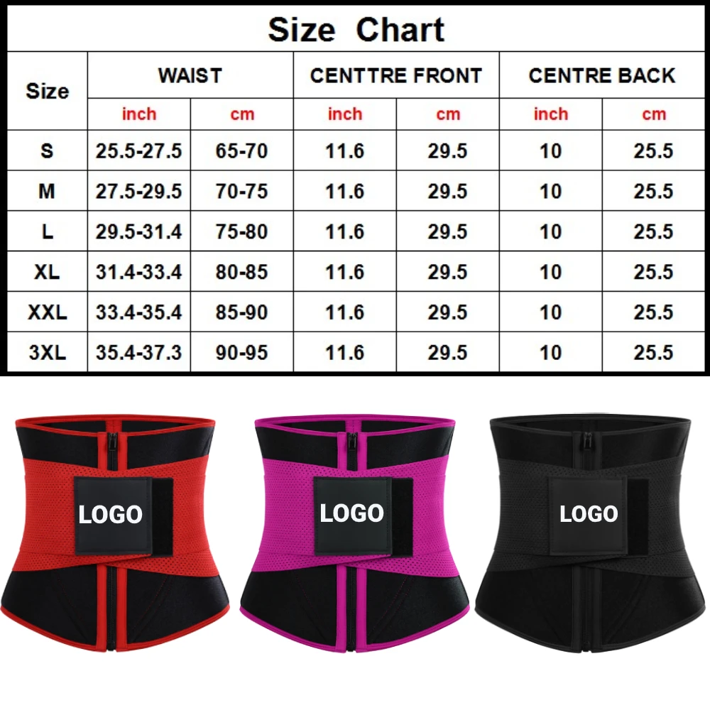 HEXIN Women's Corset Waist Trainer Binders and Shapers Waist Cincher Neoprene fajas colombianas Loss Weight Body Shaper Fitness