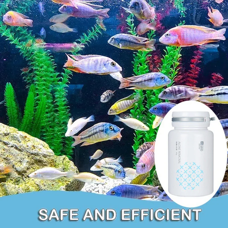 

1Pc Algae Growth Purifier 50g Desiccant algaecide Eco-Aquarium Aqua Life Algae Growth Purifier Ultra Strong Filtration