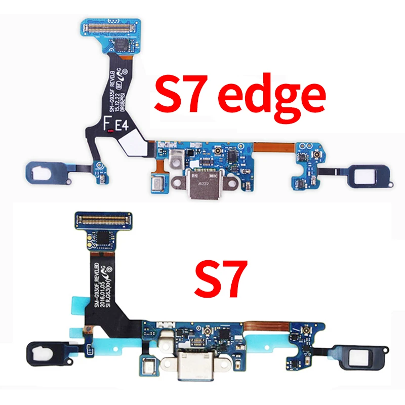 Для SamSung Galaxy S7 G930F G930V G935A зарядный порт док станция USB разъем гибкий кабель edge G935F