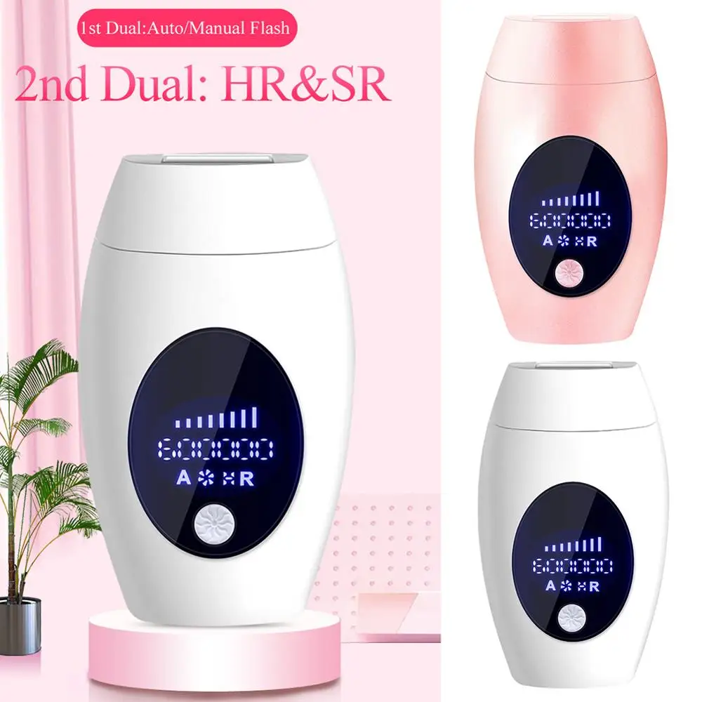 

Permanent Epilator LCD Laser Hair Removal Machine Skin Rejuvenation and Depilation Instrument Women Painless Beauty