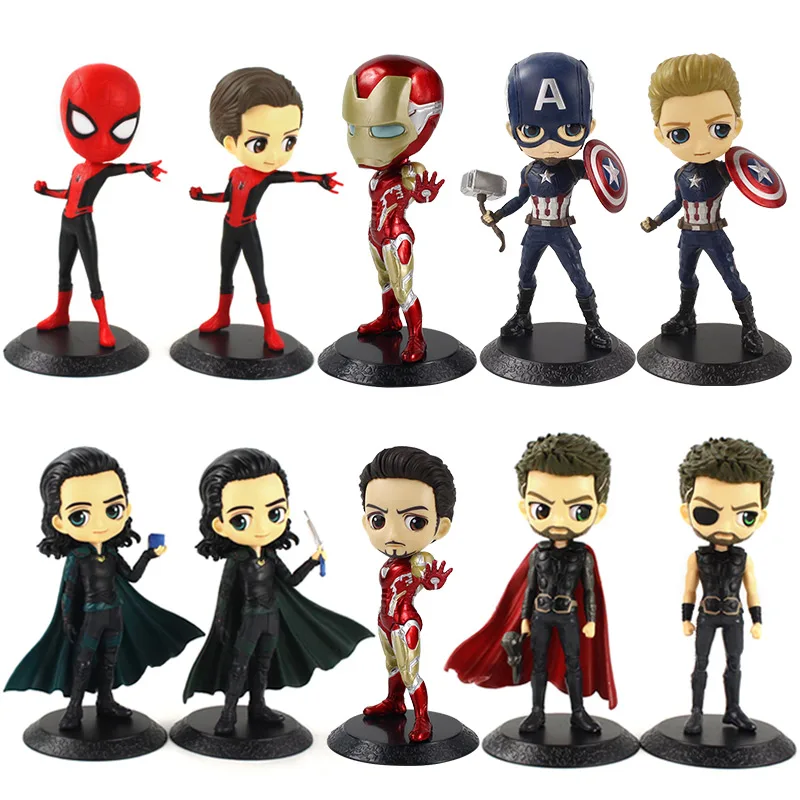 20 видов стилей Q Posket с принтами &quotMarvel&quot &quotМстители&quot завершающей танос Человек