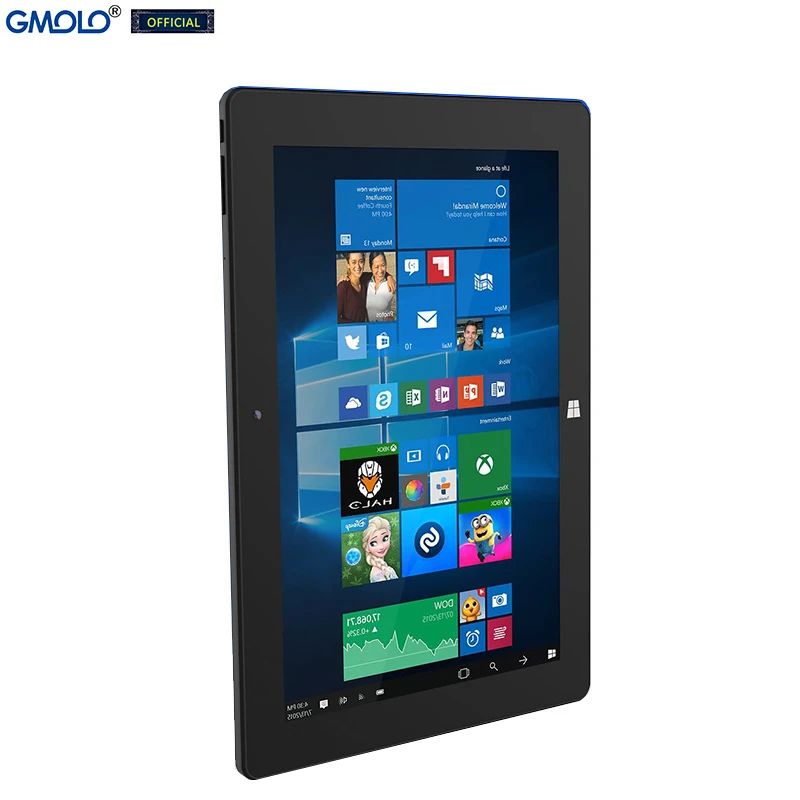 Мини нетбук 2 в 1 GMOLO 10 дюймовый сенсорный экран Windows четырехъядерный процессор ГБ +
