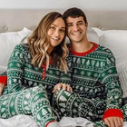 2021 рождественские Семейные сочетающиеся пижамы для матери дочери отца сына семейный образ наряд для маленьких девочек комбинезоны одежда для сна пижамы