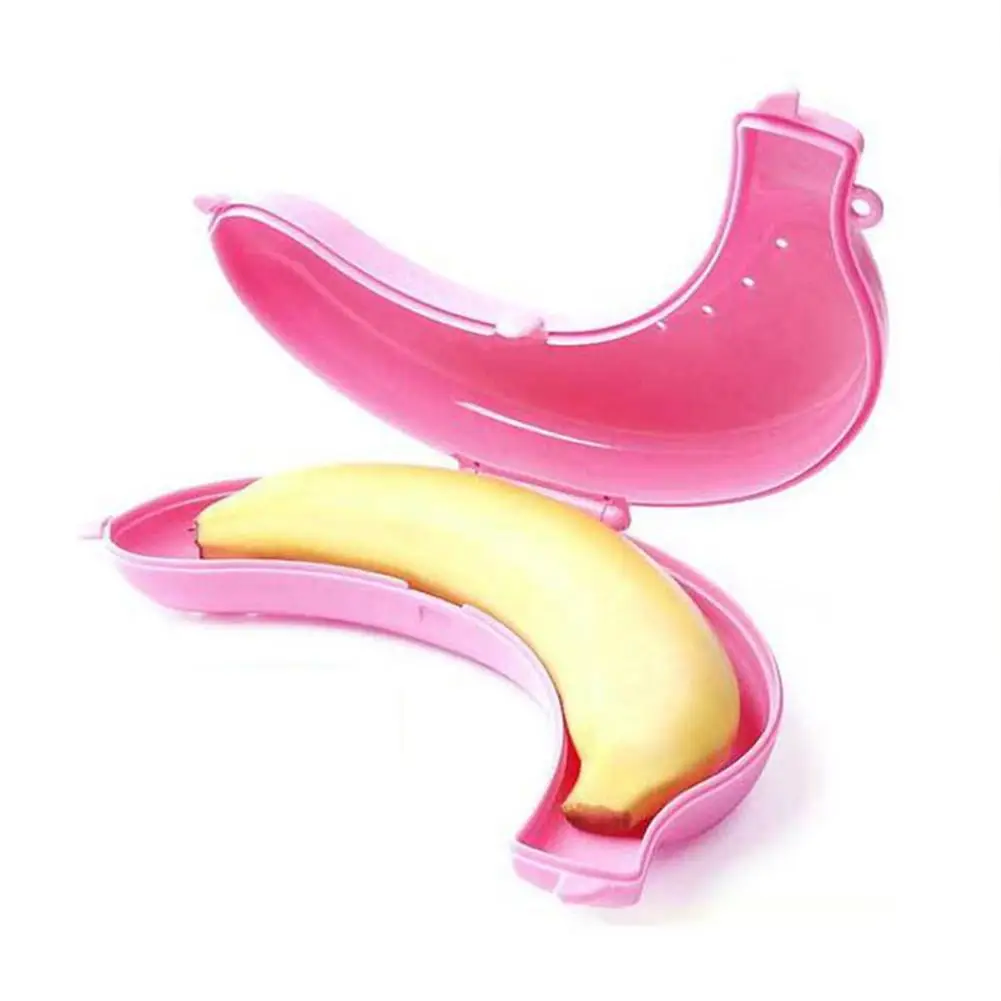 GloryStar 1pc Portable Cute Fruit Banana Protector Box Holder Storage | Дом и сад