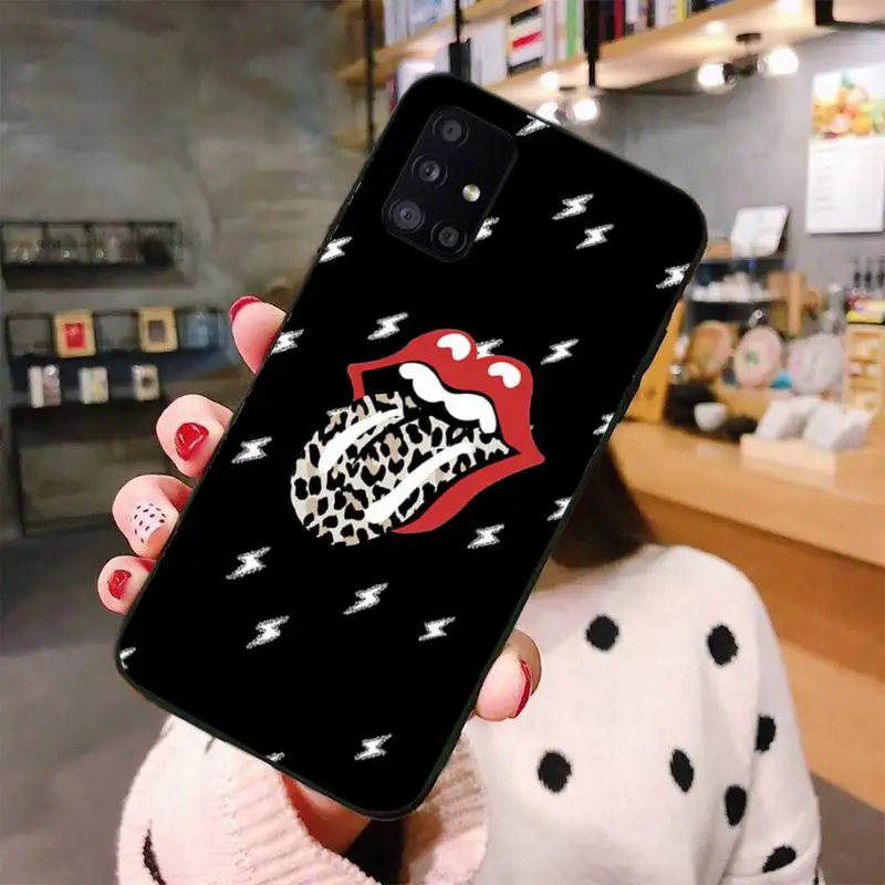 

Rollings Stones Phone Case For Samsung Galaxy S5 S6 S7 S8 S9 S10 S10e S20 edge plus lite