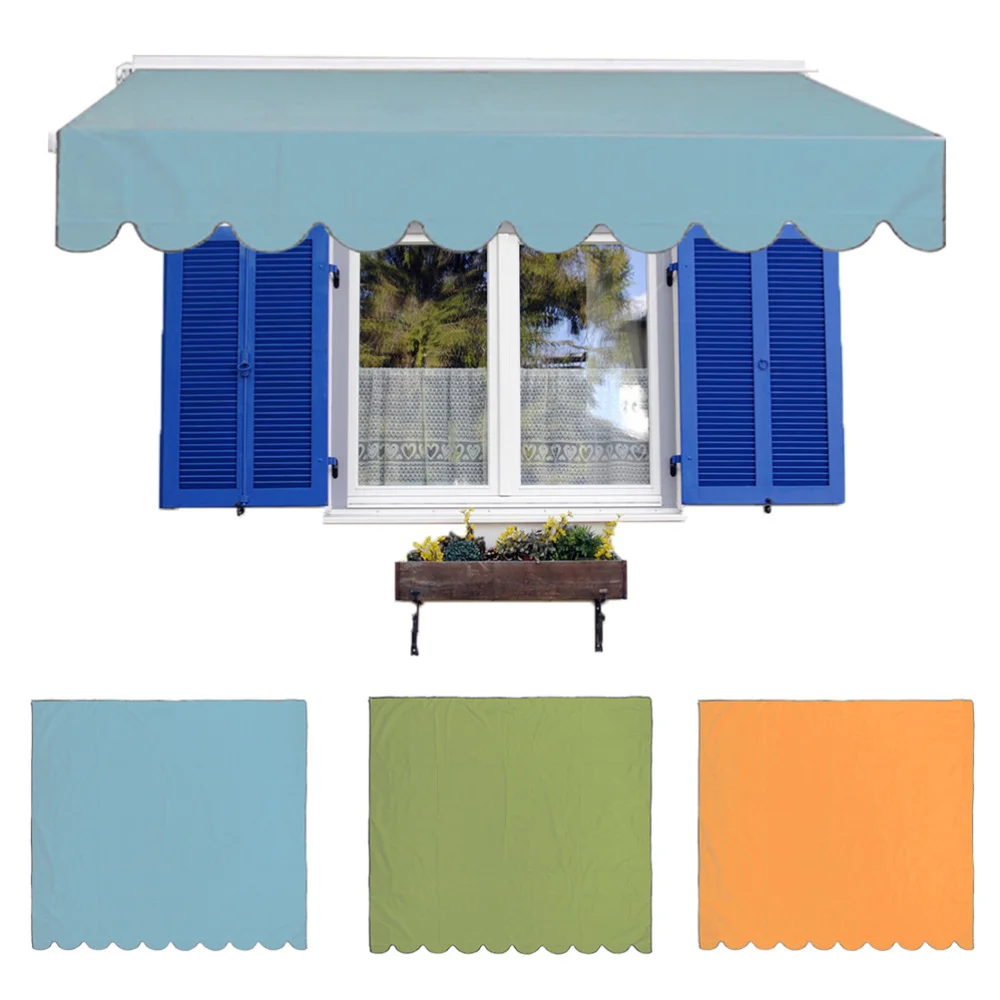 

1PC 200x150cm Ourdoor Roof Awning Waterproof Sunshade Canopy Shade Sail for Garden Yard Patio (Orange)