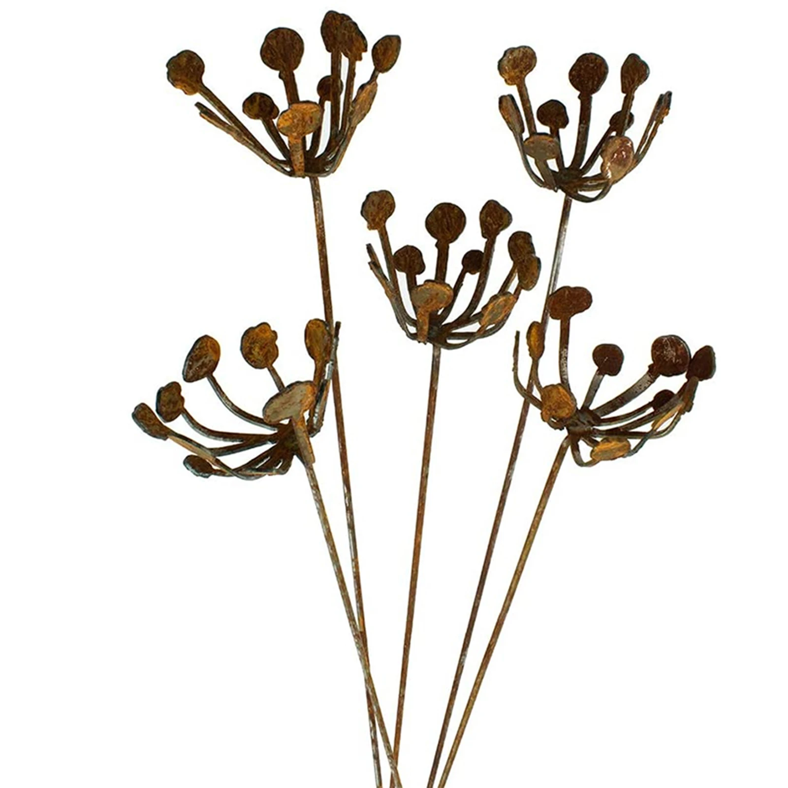 

Metal Floral Garden Decoration Waterproof Flower Stick Art Ornament for Lawn Yard Patio Outdoor DC120