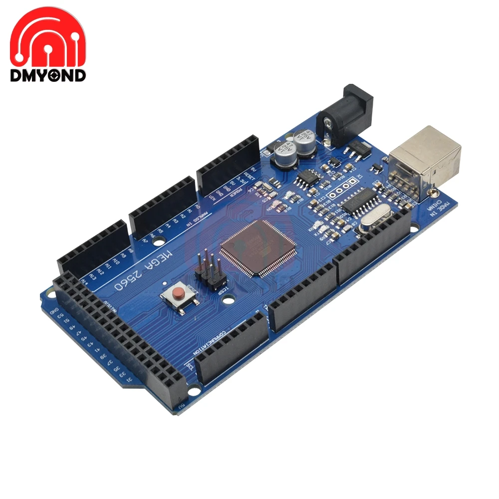 Mega2560 Pro Mini Mega 2560 MEGA2560 MEGA R3 ATmega2560 16AU CH340G AVR USB плата для разработки Arduino|Детали и