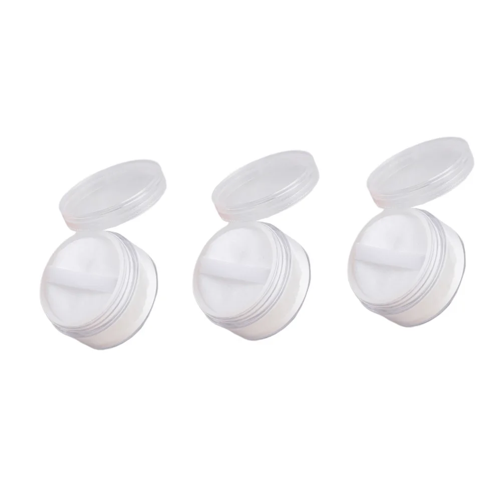 3 шт. мини рассыпчатая пудра Коробки Портативный макияж подпакет чехол